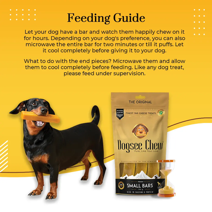 Dogsee Chew Small Bars Long-Lasting Dental Chews for Small Dogs – 100g