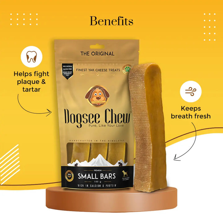 Dogsee Chew Small Bars Long-Lasting Dental Chews for Small Dogs – 100g