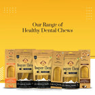 Dogsee Chew Turmeric Medium Bars Long-Lasting Dental Chews for Medium Dogs  140g - Zigly