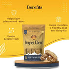 Dogsee Chew Puffy Bars Soft Dental Treat for Senior Dogs  70g - Zigly