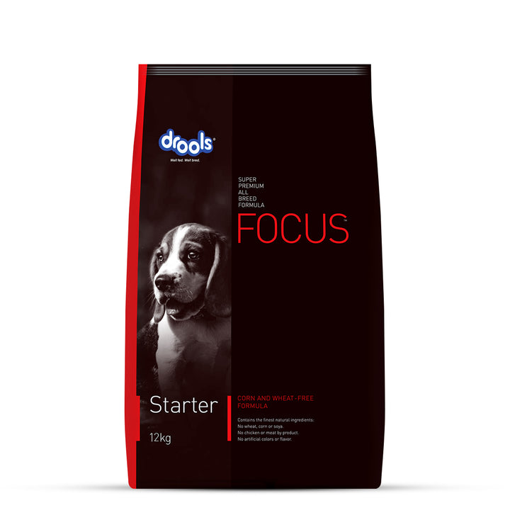 Drools Focus Starter All Breed Puppy Dry Food - 12kg