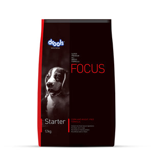 Drools Focus Starter All Breed Puppy Dry Food - 12kg