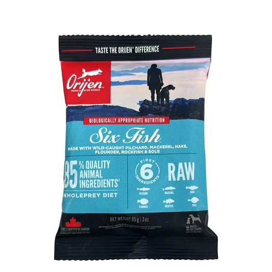 Orijen Six Fish Sample Dog Food - 85g (Sample) - Zigly