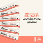 Zigly Applaws salmon recipe puree cat treat sachets, pack of 60, lickable pet snack.