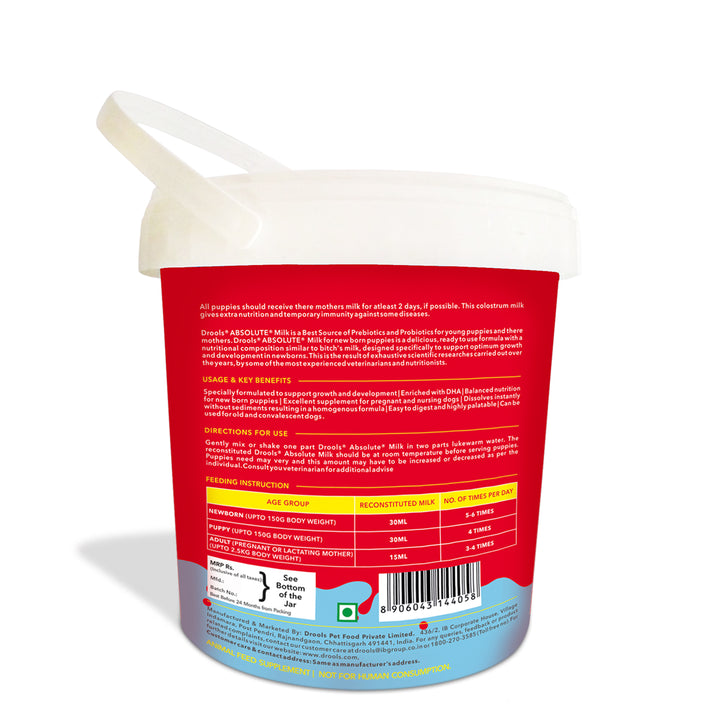 Drools Absolute Milk Weaning Puppy Food – 500g