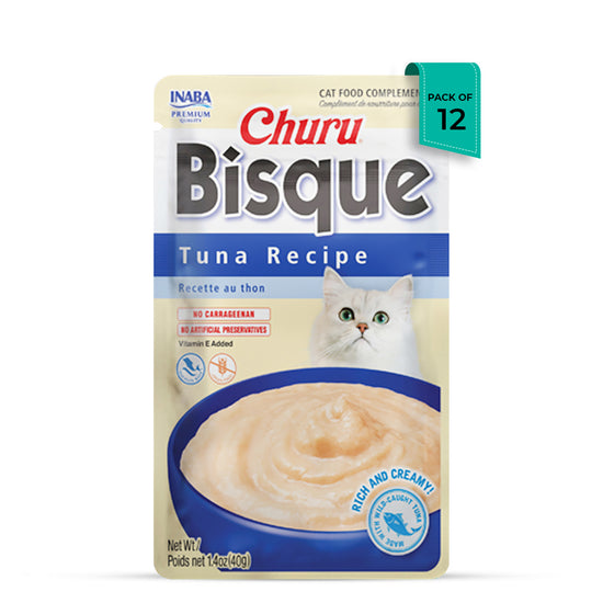 Inaba Churu Bisque Tuna Recipe Wet Cat Food - 40g