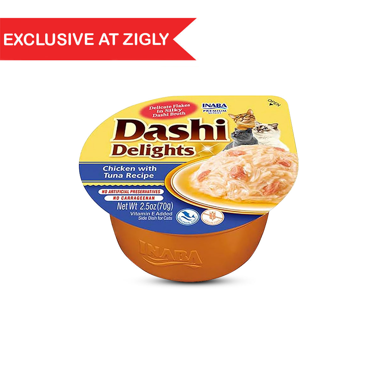 Inaba Dashi Delights Chicken with Tuna Recipe Wet Cat Food - 70g