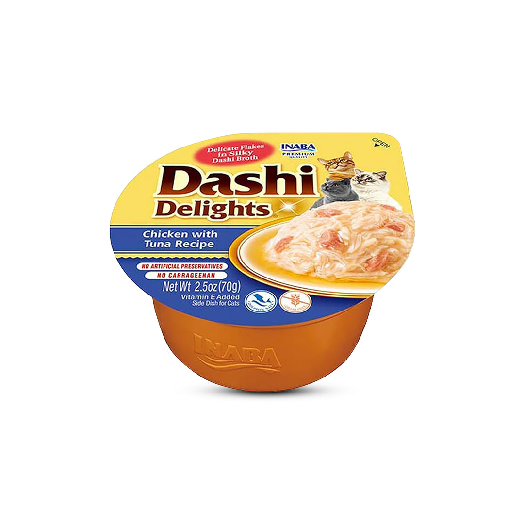 Inaba Dashi Delights Chicken with Tuna Recipe Wet Cat Food - 70g