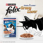 Felix Gravy Lover Salmon Wet Cat Food - 70g
