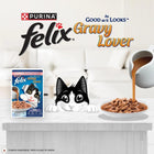Felix Gravy Lover Salmon Wet Cat Food - 70g