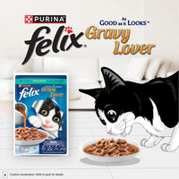 Felix Gravy Lover Tuna Wet Cat Food - 70g