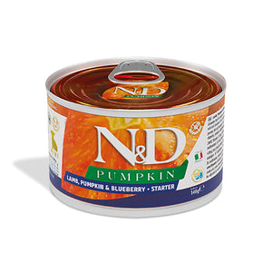 farmina-n-d-pumpkin-lamb-blueberry-mini-breed-starter-wet-dog-food-140g
