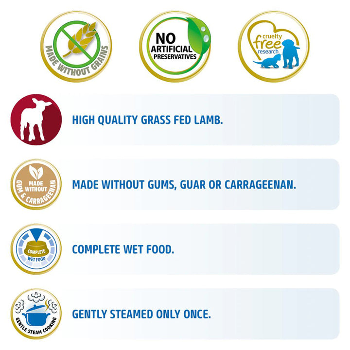 Farmina N&D Grain Free Pumpkin Lamb & Blueberry Medium & Maxi Breed Adult Wet Dog Food – 285g