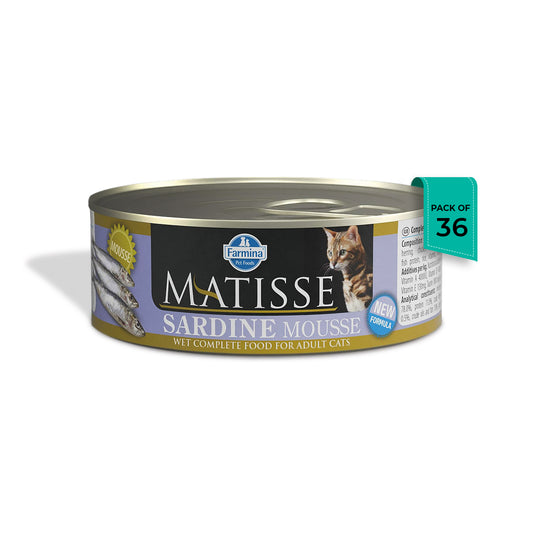 Matisse Sardine Mousse Adult Wet Cat Food - 80g