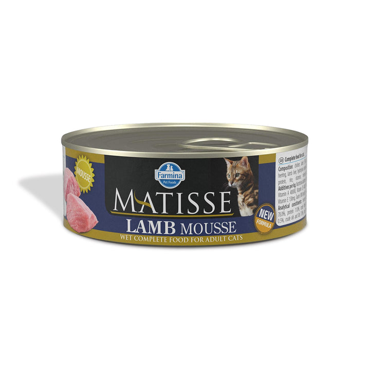 Matisse Lamb Mousse Adult Wet Cat Food - 80g