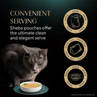 Sheba Soup with Chicken Adult Wet Cat Food - 160g (4 x 40g)