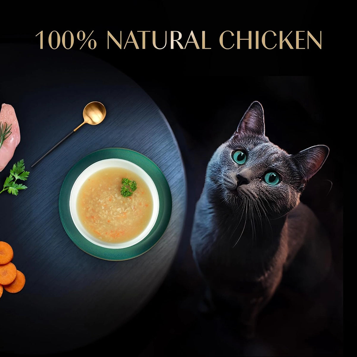 Sheba Soup with Chicken Adult Wet Cat Food - 160g (4 x 40g)