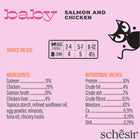 Schesir Baby Cat Mousse Salmon and Chicken Wet Cat Food - 70g