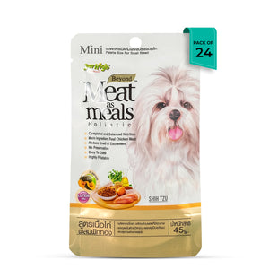 JerHigh Meat As Meal Chicken With Pumpkin Recipe Soft Dog Food - 45g - Zigly