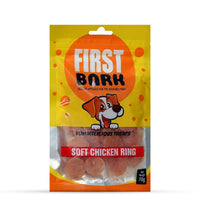 First Bark Soft Chicken Ring Dog Meaty Treat - 70g