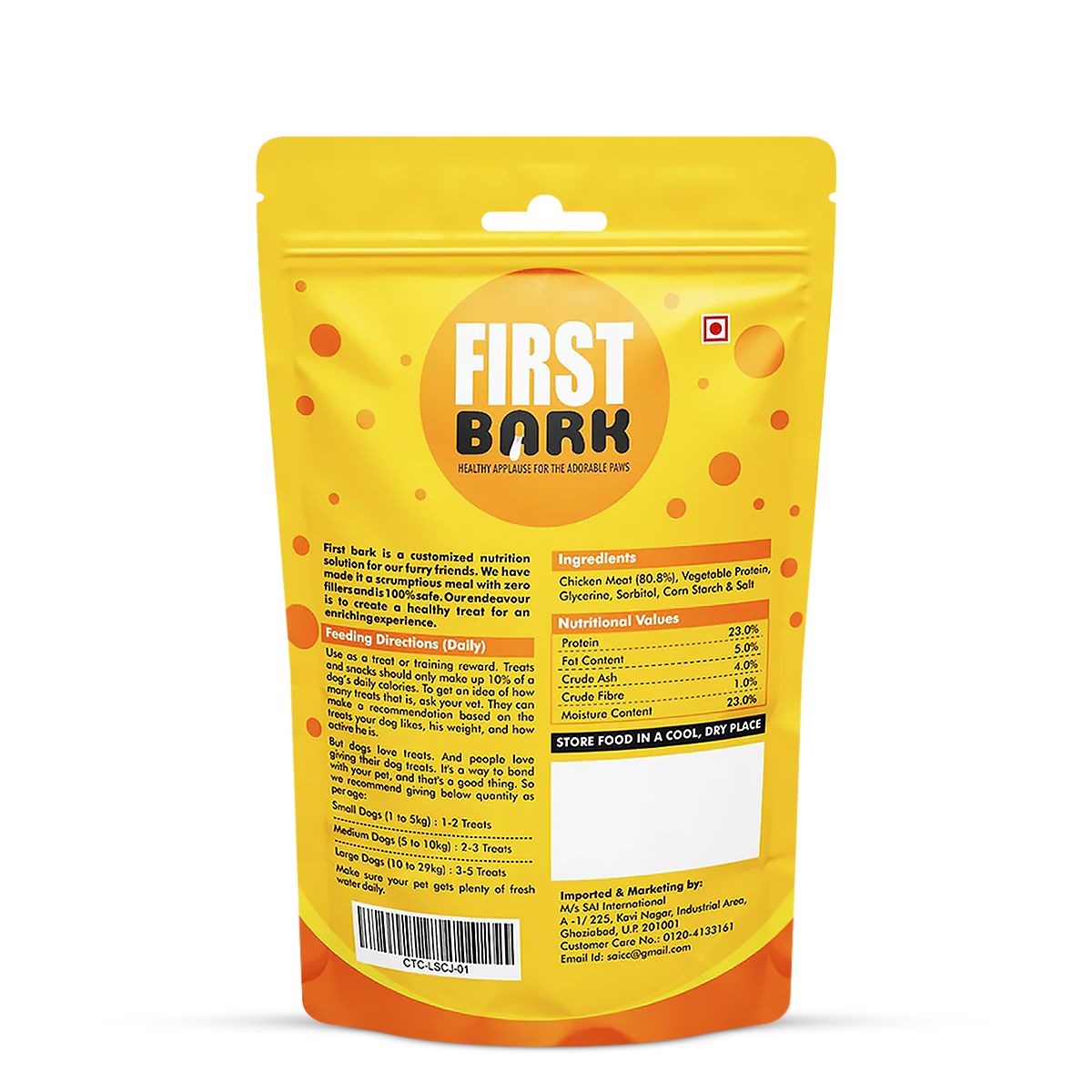 first-bark-chicken-training-cubes-dog-meaty-treat-70g