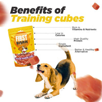 first-bark-chicken-training-cubes-dog-meaty-treat-70g