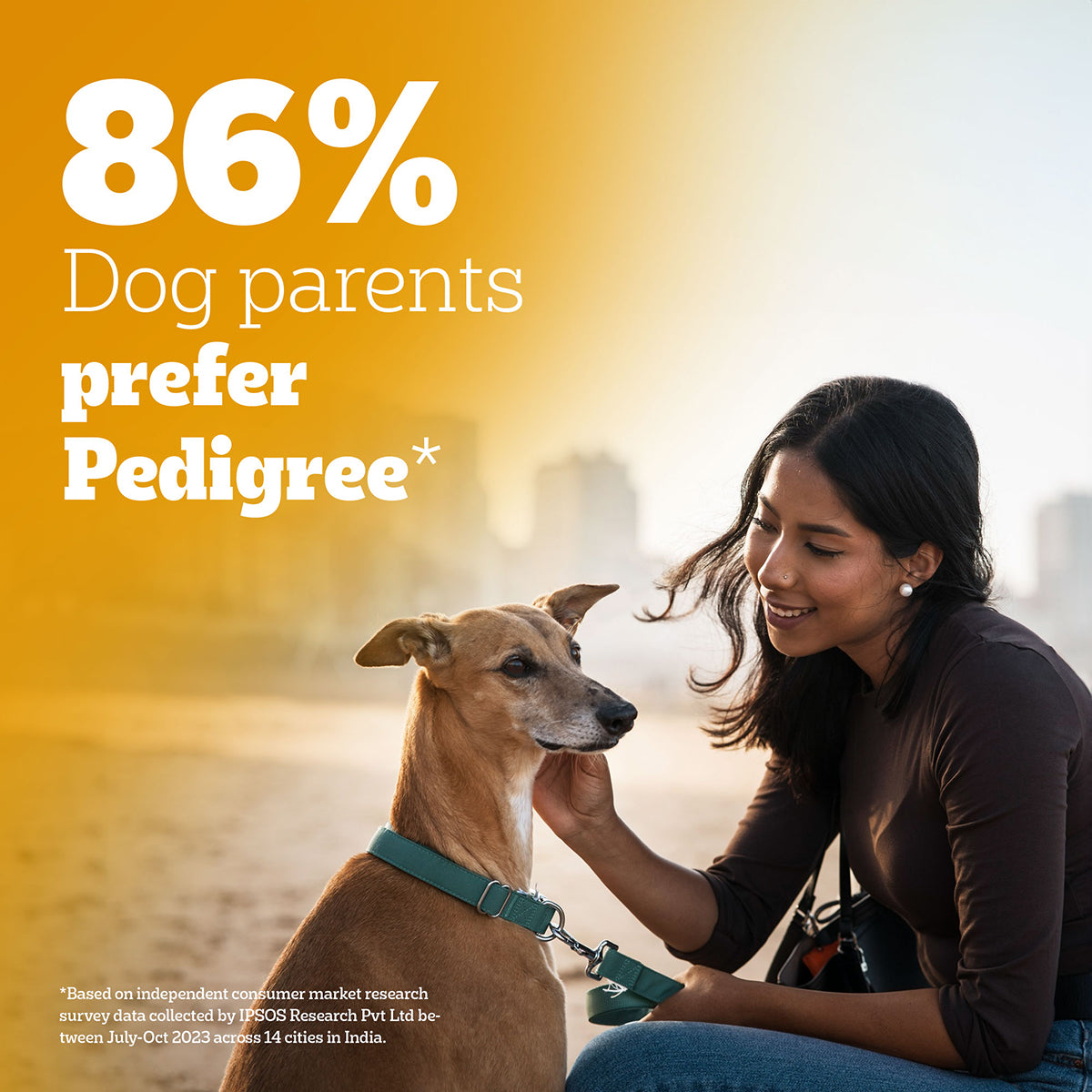 Pedigree Vegetarian Dry Dog Food - All Breed Puppy & Adult - 2.8kg