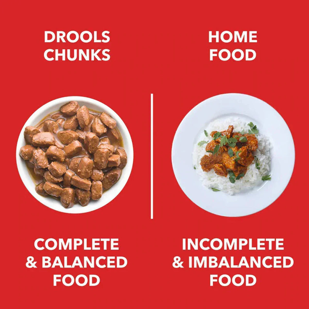 Drools Real Chicken & Chicken Liver Chunks in Gravy Wet Puppy food - 150g - Zigly