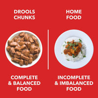 Drools Real Chicken & Chicken Liver Chunks in Gravy Wet Puppy food - 150g - Zigly