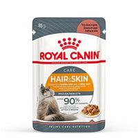 Royal Canin Hair & Skin Wet Cat Food - All Breed Adult - 85g