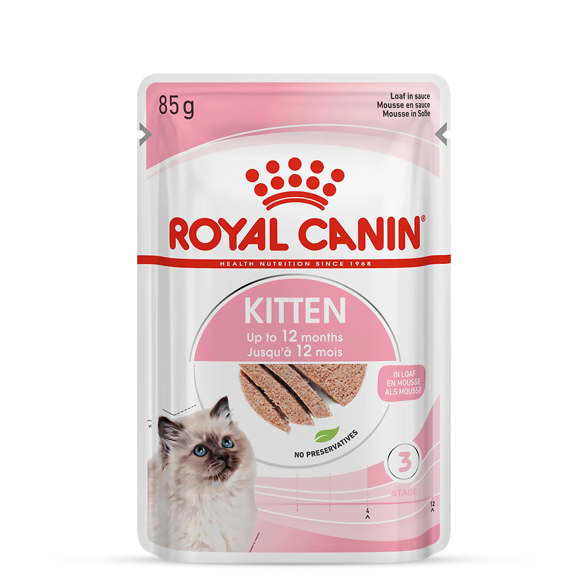 Royal Canin Instinctive Loaf Kitten Wet Cat Food - All Breed - 85g