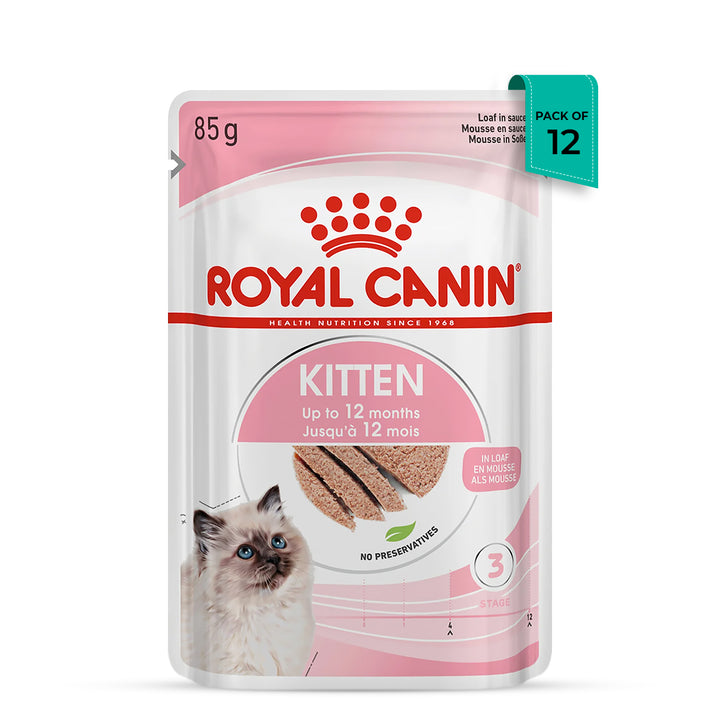 Royal Canin Instinctive Loaf Kitten Wet Cat Food - All Breed - 85g