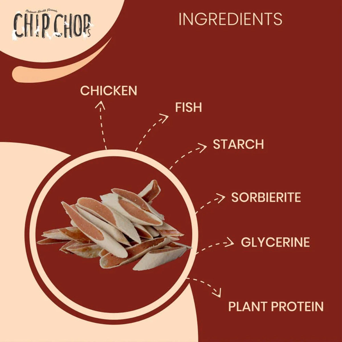 Chip Chops Chicken Pasta Dog Meaty Treat - 70g