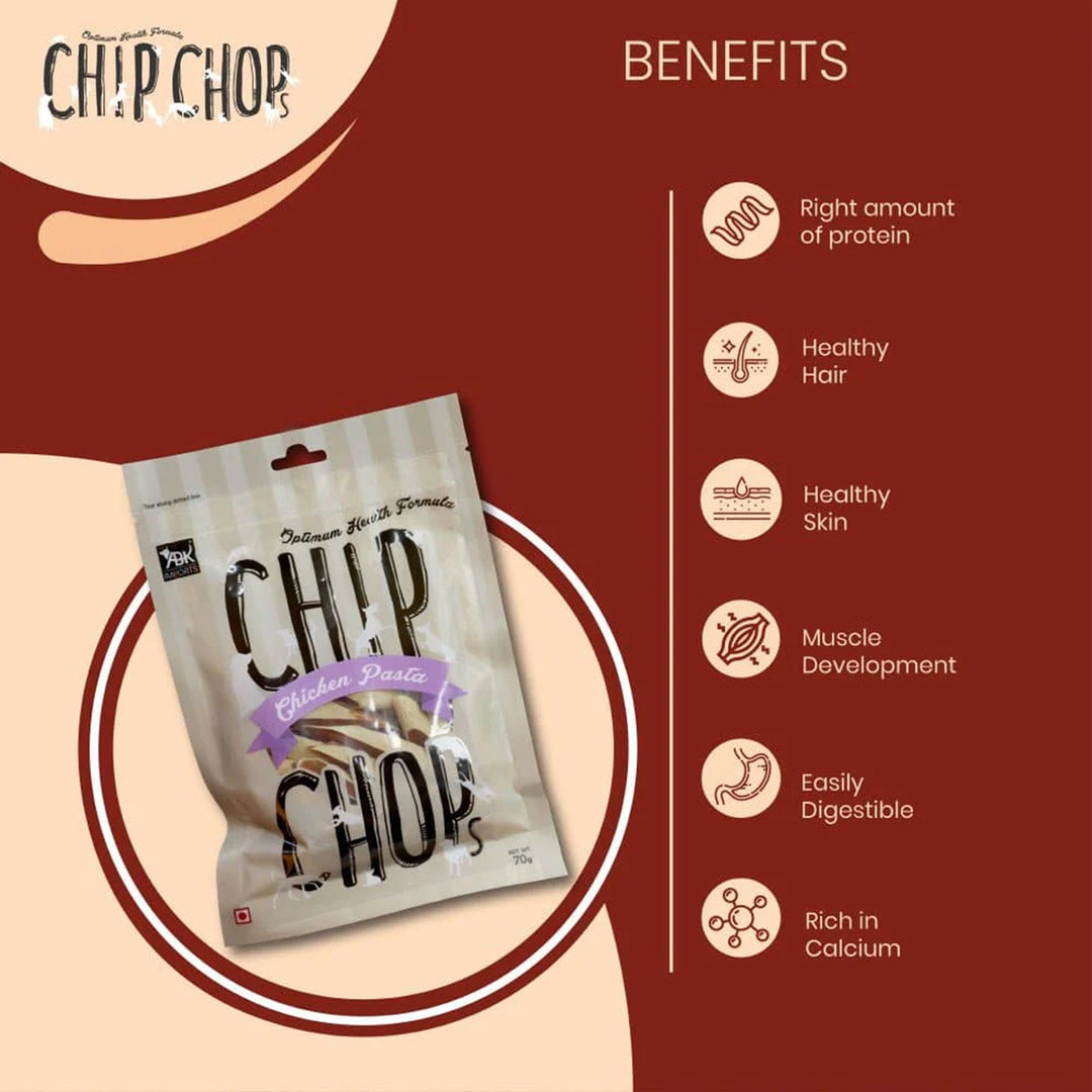 Chip Chops Chicken Pasta Dog Meaty Treat - 70g