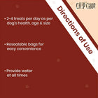 Chip Chops Chicken Squares Dog Meaty Treat - 70g - Zigly