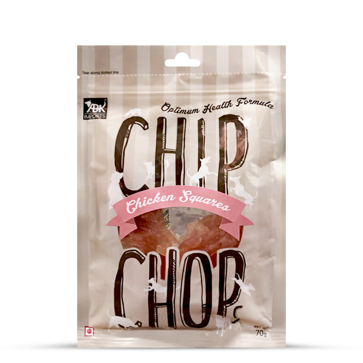 Chip Chops Chicken Squares Dog Meaty Treat - 70g