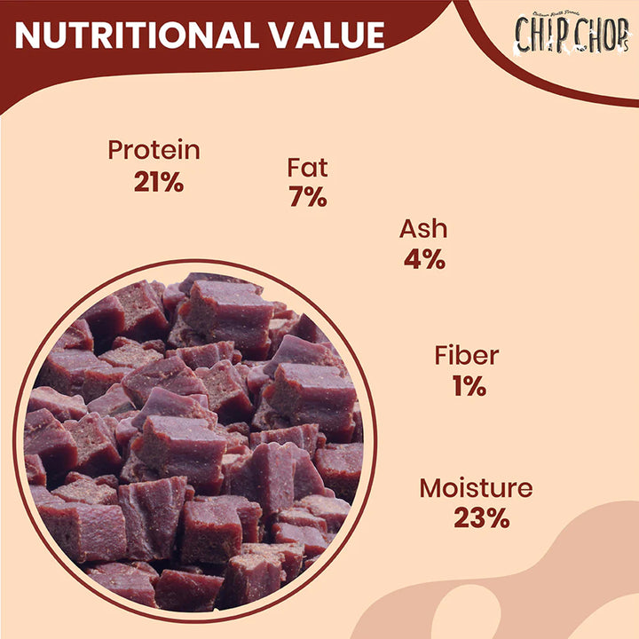 Chip Chops Lamb Cubes Dog Meaty Treat - 70g