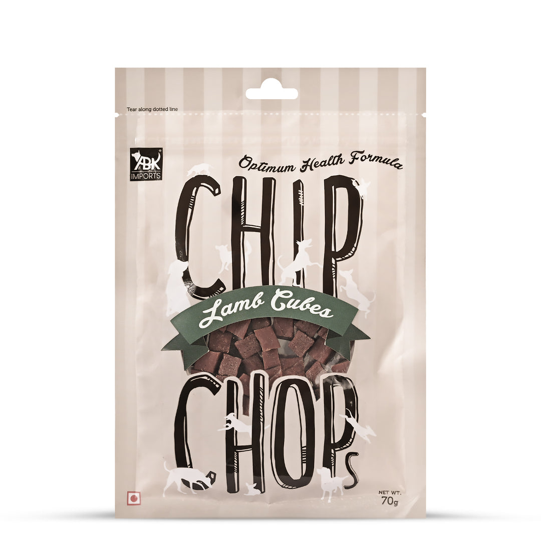 Chip Chops Lamb Cubes Dog Meaty Treat - 70g