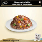 Cesar Gourmet (1+ Years) White Meat Fish & Vegetables Flavour Wet Dog Food - All Breed Adult - 100g - Zigly