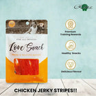 Rena Love Snack Chicken Jerky Stripes Dog Treat - 85g - Zigly