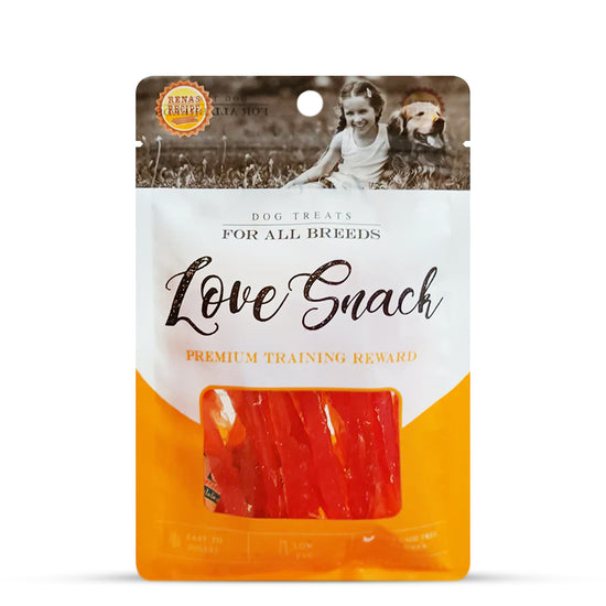 Rena Love Snack Chicken Jerky Stripes Dog Treat - 85g - Zigly