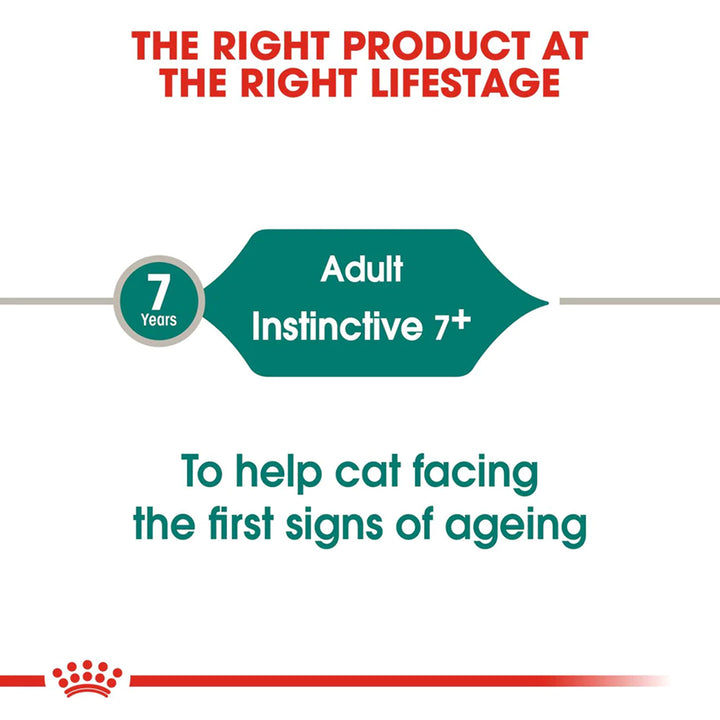 Royal Canin Instinctive 7+ Years Mature Wet Cat Food - All Breed Adult - 85g