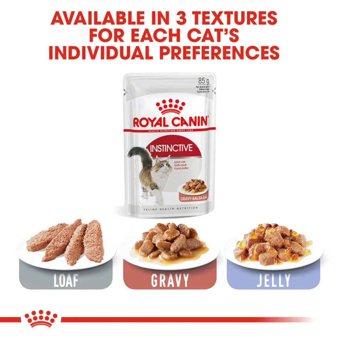 Royal Canin Instinctive Wet Cat Food - All Breed Adult - 85g