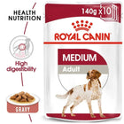 Royal Canin Medium Adult Wet Dog Food - 140g - Zigly