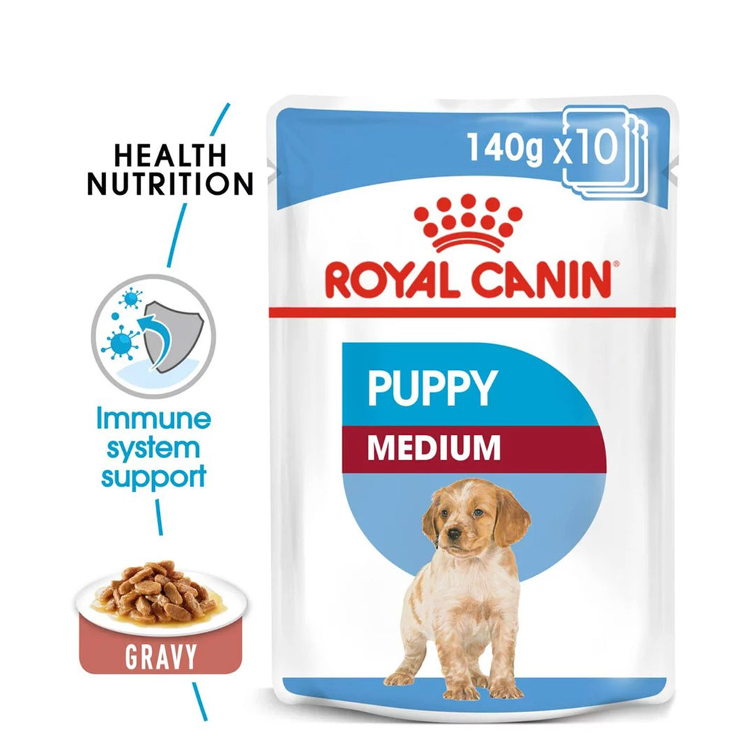 Royal Canin Medium Puppy Wet Dog Food 140g