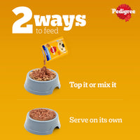 Pedigree Adult Chicken Grilled Liver in Loaf with Vegetables - Wet Dog Food - All Breeds - 70g