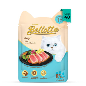 Bellotta Tuna Wet Adult Cat Food Pouch - All Breeds - 85g