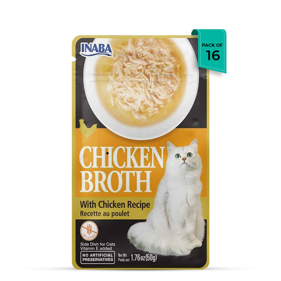 Inaba Churu Broth Chicken Recipe Wet Cat Food - All Breeds and Life Stages - 50g