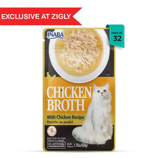 Inaba Churu Broth Chicken Recipe Wet Cat Food - All Breeds and Life Stages - 50g