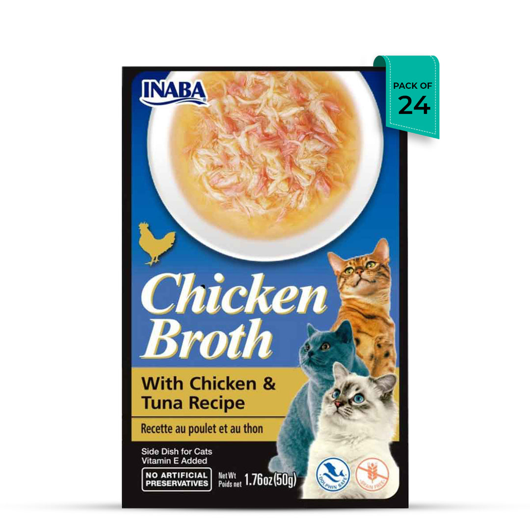 Inaba Churu Broth Chicken & Tuna Recipe Wet Cat Food - All Breeds and Life Stages - 50g